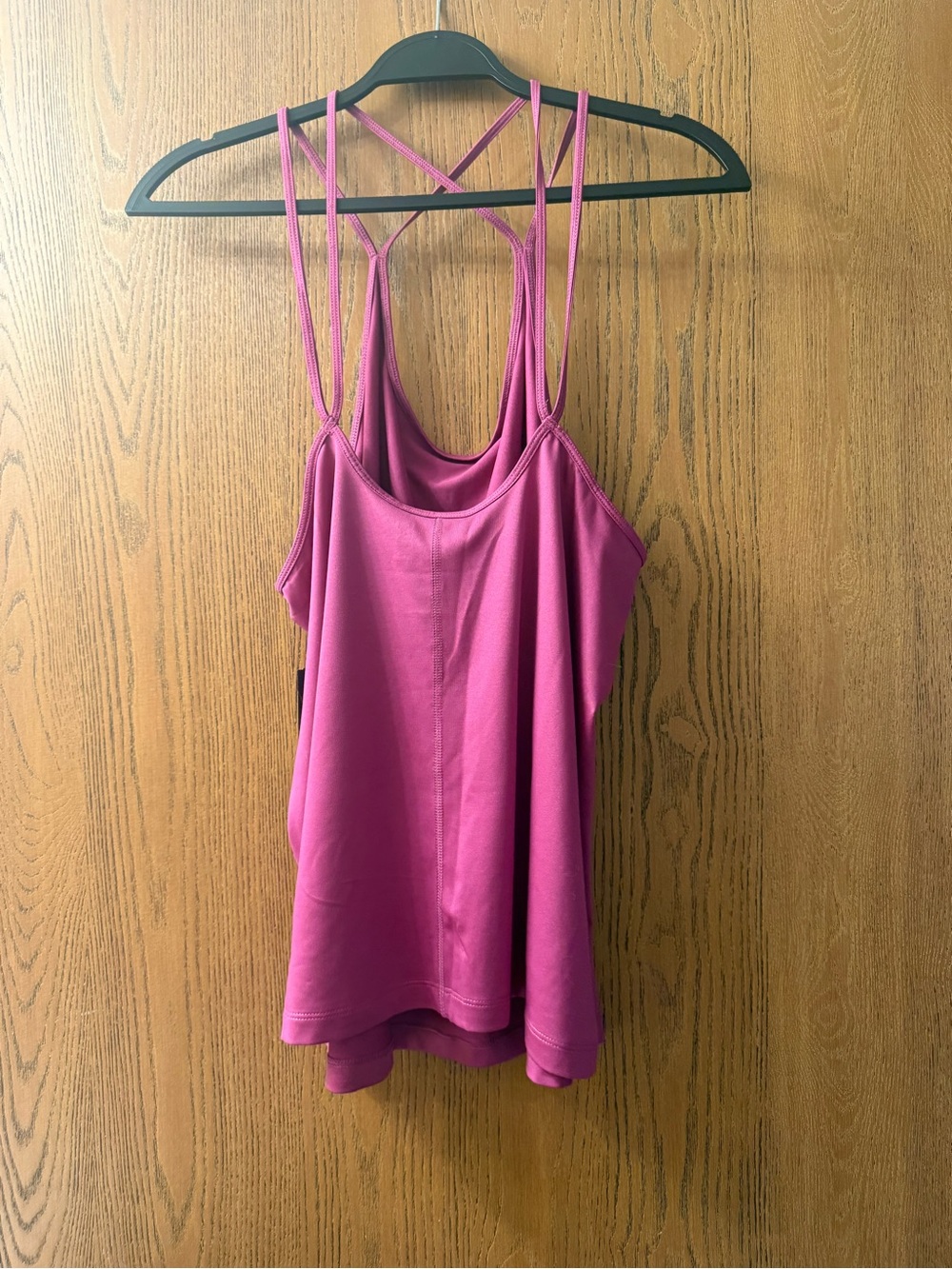 Ideology Double-Strap Racerback Tank Top - Magenta